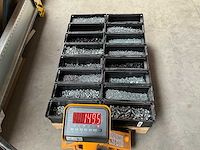 Würth palletdeal 149.5kg diverse bevestigingsmaterialen in stapelbare bakken