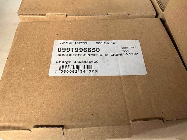 Würth schroef 3,5 x 32 verpakking 500 stuks (25x) - afbeelding 3 van  4