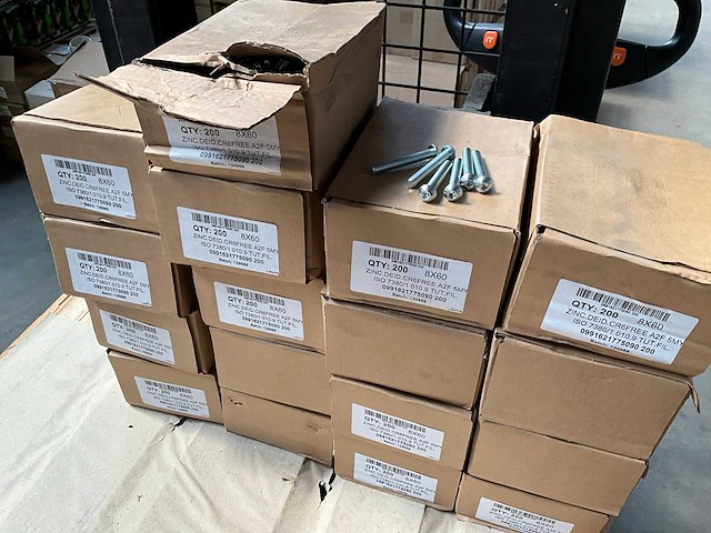Würth schroef 8 x 60, 200 stuks (17x) - afbeelding 1 van  5