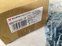 Würth verzinkte platkopverzonken schroef m8x50 (1000x) - afbeelding 3 van  4