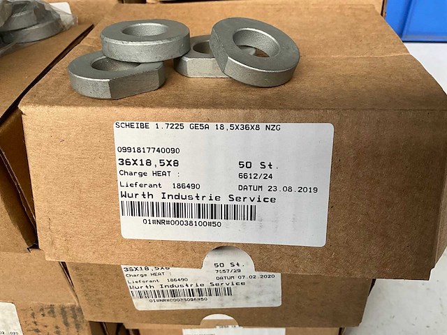 Würth zadelring 36 x 18, 5 x 8 verpakking 50 stuks (47x) - afbeelding 3 van  4