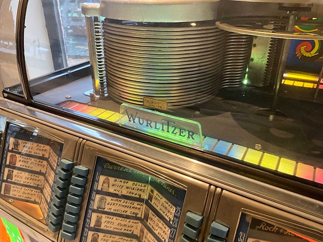 Wurtlitzer 1400 jukebox - volledig origineel - zeldzaam topstuk - afbeelding 14 van  17