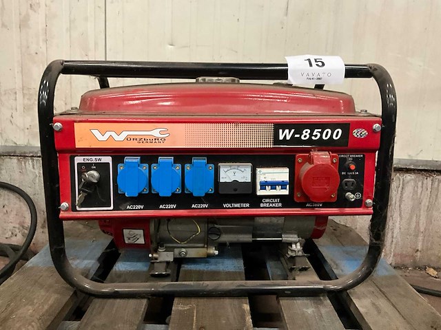 Wurzburg w-8500 stroomgenerator - afbeelding 1 van  7