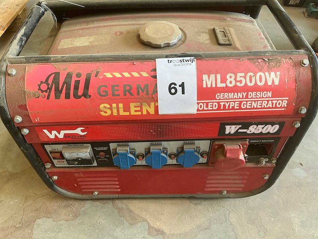 Wurzburg w-8500 stroomgenerator - afbeelding 2 van  4