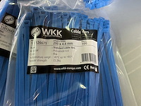 Wwk 200 x 4.8 mm kabelbinders 100 stuks/verpakking (8x) - afbeelding 1 van  1