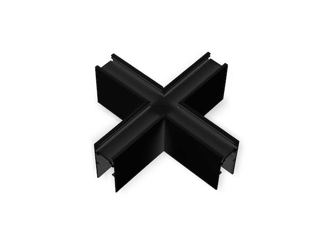 X-connector voor magnetische opbouwrails 20 mm - horizontaal (x4) - afbeelding 2 van  3