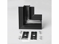 X connector voor magnetische opbouwrails 20 mm - horizontaal (x4) - afbeelding 5 van  5