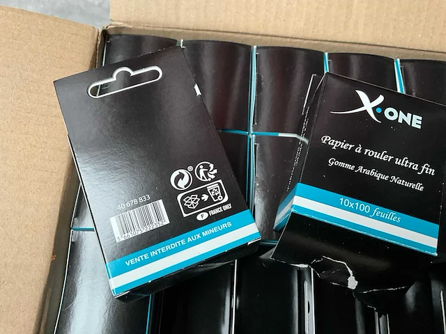 X-one vloeipapier voor sigaretten doosje 10 stuks (43x) - afbeelding 3 van  5
