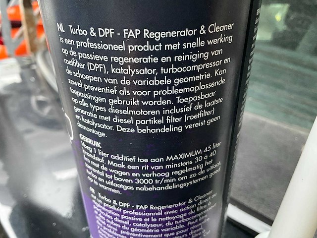 X-ten turbo & dpf-fap regenerator & cleaner dieselmotor reinigingsmiddel (60x) - afbeelding 4 van  4