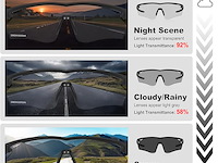 X-tiger photochrome uv400 fietsbril - afbeelding 2 van  3
