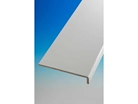 (x15) pvc plank/wit raam binnen/buitenbreedte 200 mm - ep9mm - lang 2,50m - afbeelding 1 van  3