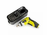 (x2) baricus 3,6 v draadloze schroevendraaier, koppel: 3,5 nm, met bits en opslagkast. - afbeelding 2 van  3
