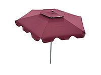 (x2) designerparasol met krukas, kantelfunctie en ventilatie, uv50+ bescherming, ø 3 m - afbeelding 3 van  6