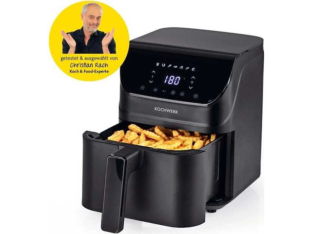 (x2) digitale luchtfriteuse - 4 l - afbeelding 2 van  6