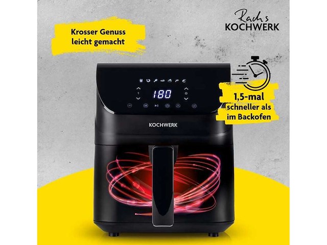 (x2) digitale luchtfriteuse - 4 l - afbeelding 5 van  6