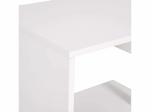 (x2) draaiende bartafel met 3 planken, metalen en mdf bistrotafel - afbeelding 8 van  8