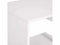 (x2) draaiende bartafel met 3 planken, metalen en mdf bistrotafel - afbeelding 8 van  8