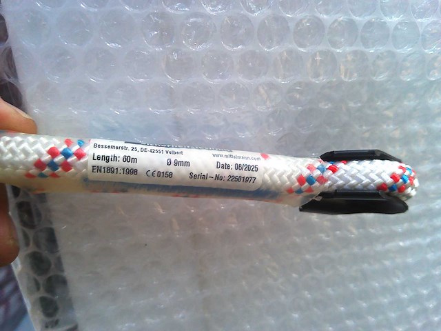 (x2) mittelmann - 60 meter touw - diameter 9 mm - afbeelding 2 van  3