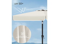 (x2) rechthoekige parasol 200 x 150 cm - afbeelding 4 van  5