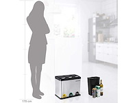 (x2) recyclebak, 3-in-1 pedaalbak - afbeelding 5 van  6