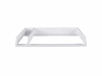(x2) schoonmaaktafel voor ladekast, accessoires voor commode, mdf, wit - afbeelding 5 van  5