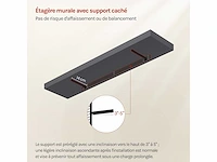 (x2) wandplank, drijvende plank - 100 cm - afbeelding 5 van  6