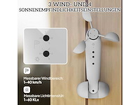 (x2) weerstation met zonnesensor en elektrische anemometer voor jaloezieën - afbeelding 4 van  8