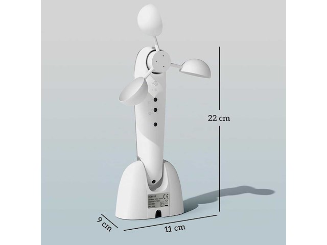 (x2) weerstation met zonnesensor en elektrische anemometer voor jaloezieën - afbeelding 7 van  8