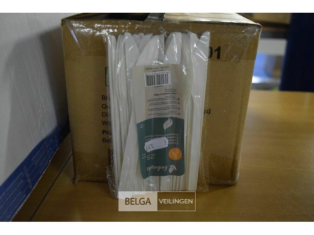 X25pcs plastieken messen - afbeelding 1 van  2