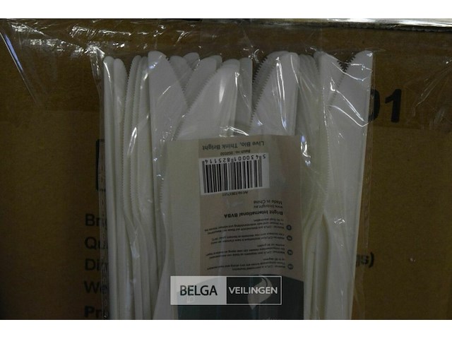 X25pcs plastieken messen - afbeelding 2 van  2