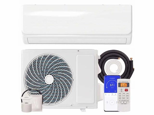 (x3) mini split 9000 btu, inverter airconditioner - afbeelding 1 van  6