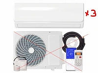 (x3) mini split 9000 btu, inverter airconditioner - afbeelding 2 van  6
