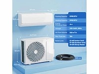 (x3) mini split 9000 btu, inverter airconditioner - afbeelding 4 van  6
