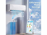 (x3) mini split 9000 btu, inverter airconditioner - afbeelding 5 van  6