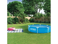 (x3) ronde buisvormige metalen poel ø2,44x0,51m intex - afbeelding 2 van  6