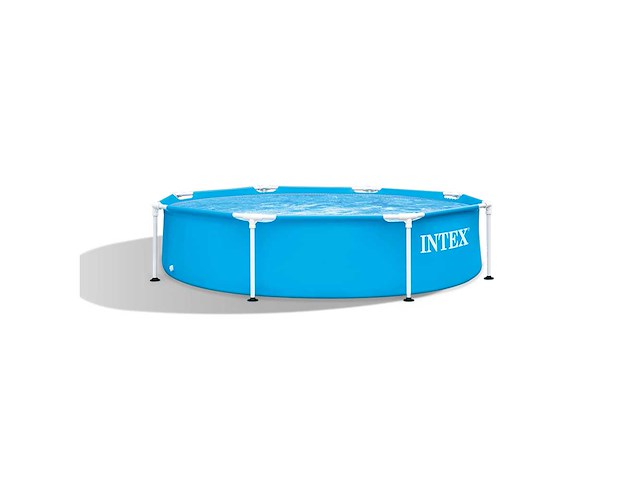 (x3) ronde buisvormige metalen poel ø2,44x0,51m intex - afbeelding 3 van  6