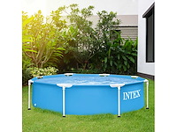 (x3) ronde buisvormige metalen poel ø2,44x0,51m intex - afbeelding 5 van  6