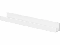 (x3) wandplank 100 cm lang gebruikt om fotomagazine-afbeelding op te hangen, wit - afbeelding 6 van  6