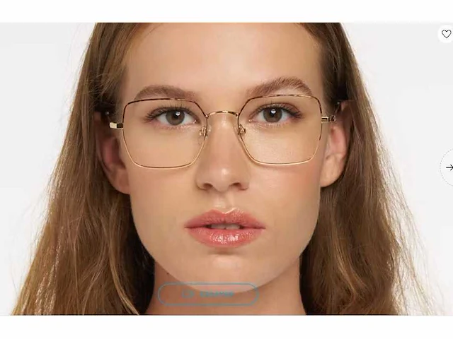 (x300) lany square optische montage - tortoise gold - afbeelding 1 van  2