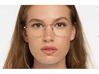 (x300) lany square optische montage - tortoise gold
