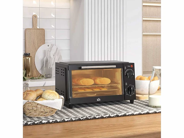 (x4) 9 l miniatuur elektrische oven, 750 w, vrijstaand - afbeelding 1 van  4