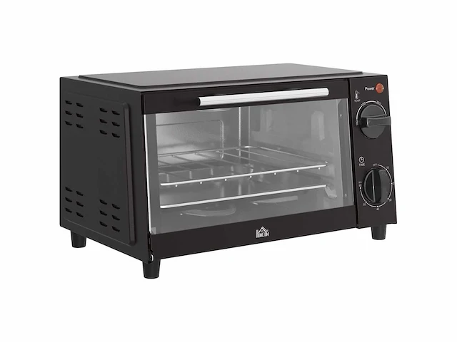 (x4) 9 l miniatuur elektrische oven, 750 w, vrijstaand - afbeelding 2 van  4