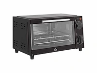 (x4) 9 l miniatuur elektrische oven, 750 w, vrijstaand - afbeelding 2 van  4