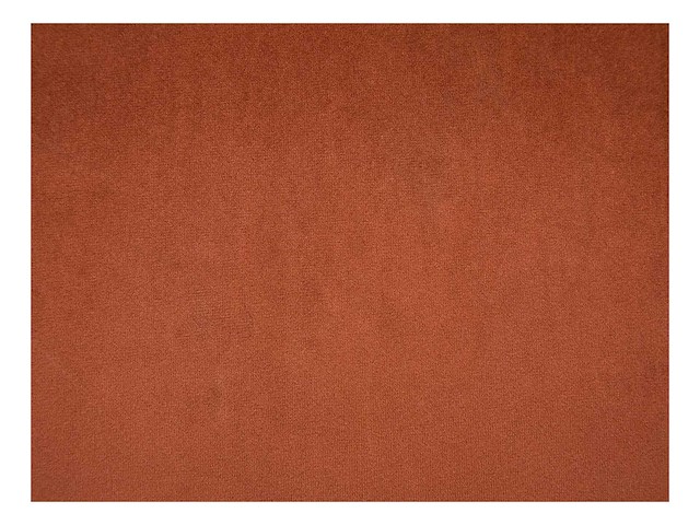 (x4) fluwelen en zwarte metalen barkrukjes - verstelbare hoogte - terracotta - afbeelding 9 van  10