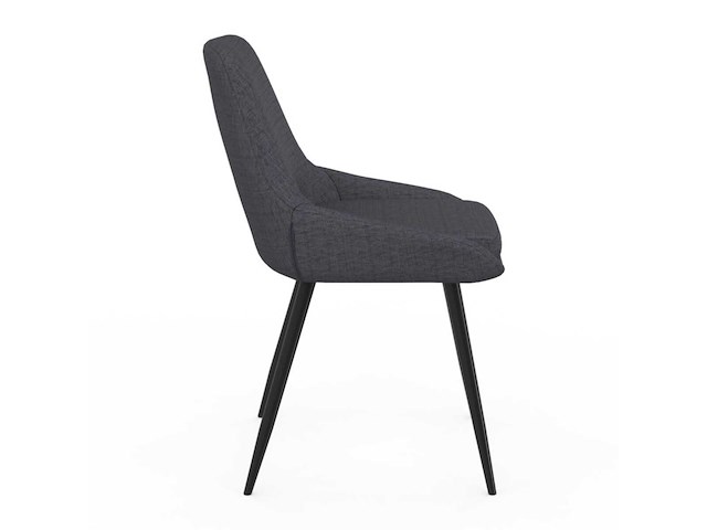 (x6) living chair - donkergrijs stof - afbeelding 9 van  10