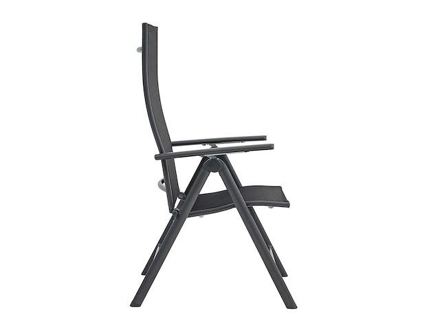 (x6) xl aluminium klapstoel, ergonomische vorm, 7-posities verstelbaar, ondersteunt tot 140 kg - groen - afbeelding 3 van  7