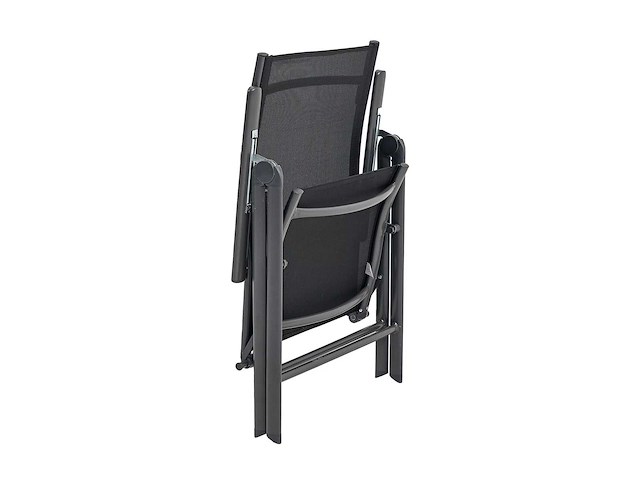 (x6) xl aluminium klapstoel, ergonomische vorm, 7-posities verstelbaar, ondersteunt tot 140 kg - groen - afbeelding 5 van  7