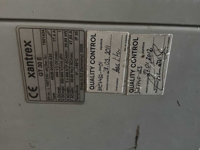 Xantrex gt30e onderdelen transformator omvormer - afbeelding 6 van  6