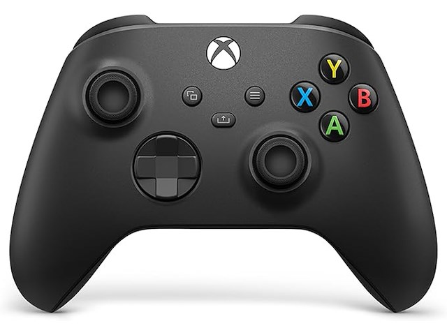 Xbox draadloze controller carbon black - afbeelding 1 van  4