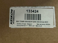 Xeikon qa orange 1200gr qa spot toner (12x) - afbeelding 4 van  4